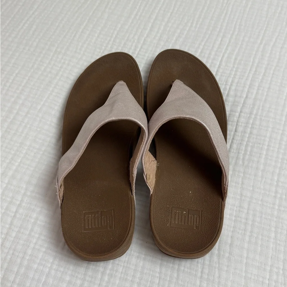 FITFLOP Womens LULU Cream Sandals Summer Classic Comfort Size US 11 - Picture 7 of 13